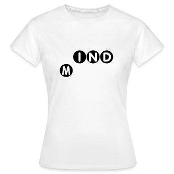 Trouvez muck. T-shirt de poison tout simplement Mindfuck. - T-shirt Femme - blanc - Devant - AI Model Female 172 dark (172cm)
