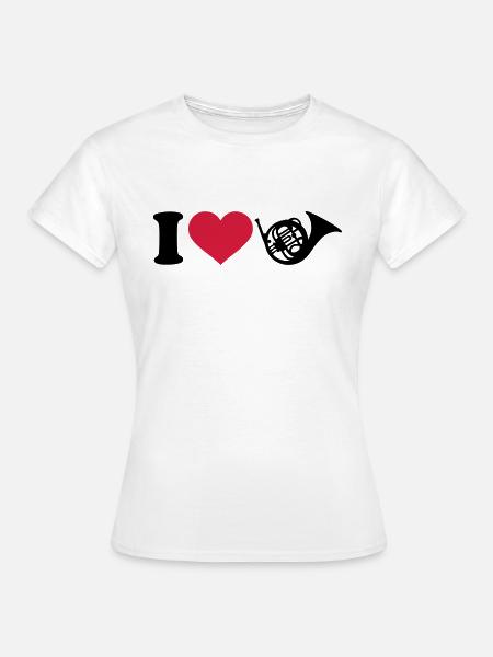 Waldhorn - Frauen T-Shirt - Weiß