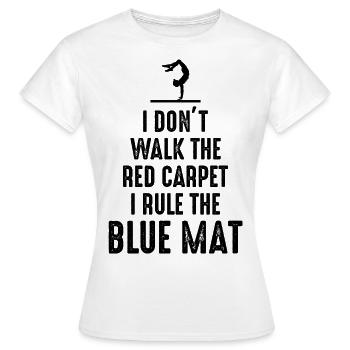 Gymnastique Gymnaste Backflip Tumbling Acrobaties - T-shirt Femme - blanc - Devant - AI Model Female 172 dark (172cm)