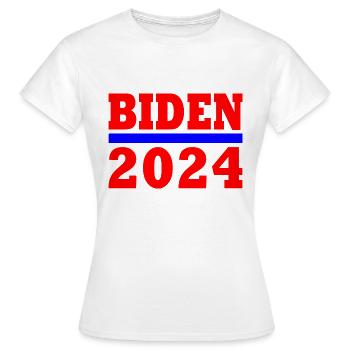 Joe biden 2024 - T-shirt Femme - blanc - Devant - AI Model Female 172 dark (172cm)