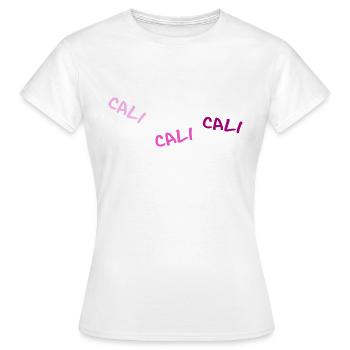 Gymnastique Calisthenics Fit - T-shirt Femme - blanc - Devant - AI Model Female 172 dark (172cm)