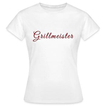 Grillmeister - Frauen T-Shirt - Weiß - Vorne - AI Model Female 172 dark (172cm)