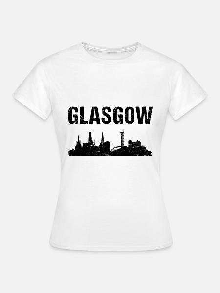 Glasgow Skyline - Women's T-Shirt - white