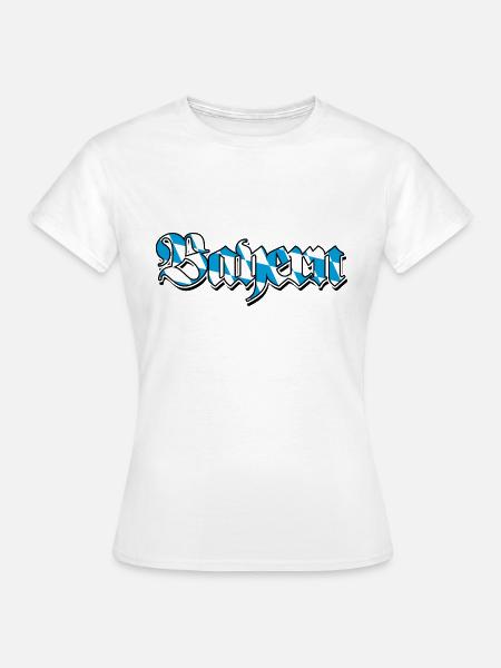 Bayern meine Heimat - Servus - Gruß aus Bayern - Frauen T-Shirt - Weiß