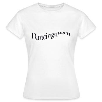 Dancing Queen - Women's T-Shirt - white - Front - AI Model Female 172 dark (172cm)