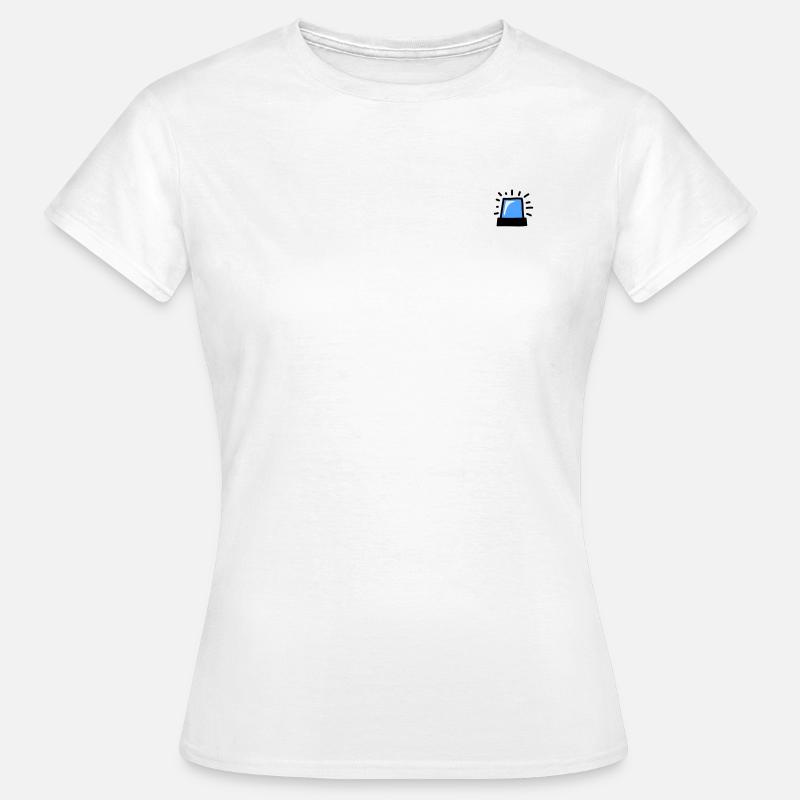 Blu - Maglietta da donna - bianco