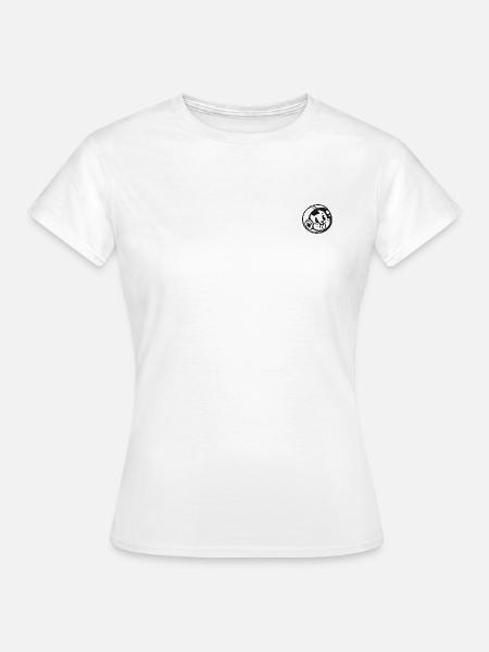 Space Cat - Frauen T-Shirt - Weiß