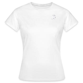 Lune avec ornements - T-shirt Femme - blanc - Devant - AI Model Female 172 dark (172cm)