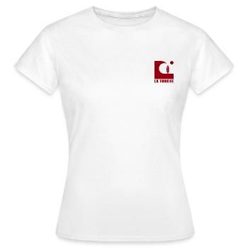 La Torche Vague Planche de surf - T-shirt Femme - blanc - Devant - AI Model Female 172 dark (172cm)
