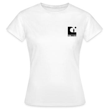 La Torche Vague Planche de surf - T-shirt Femme - blanc - Devant - AI Model Female 172 dark (172cm)