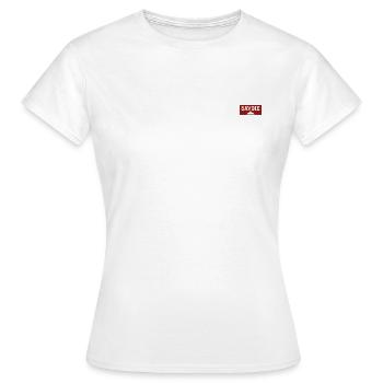 SAVOIE Montagne Rouge Blanc - T-shirt Femme - blanc - Devant - AI Model Female 172 dark (172cm)