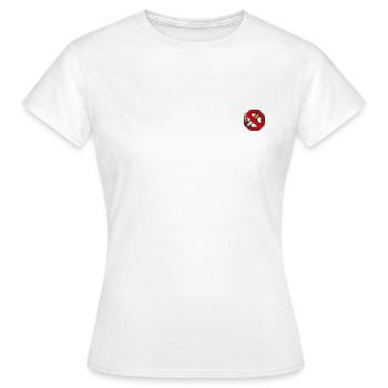 Pixel cigarette « ne pas fumer » signe - T-shirt Femme - blanc - Devant - AI Model Female 172 dark (172cm)