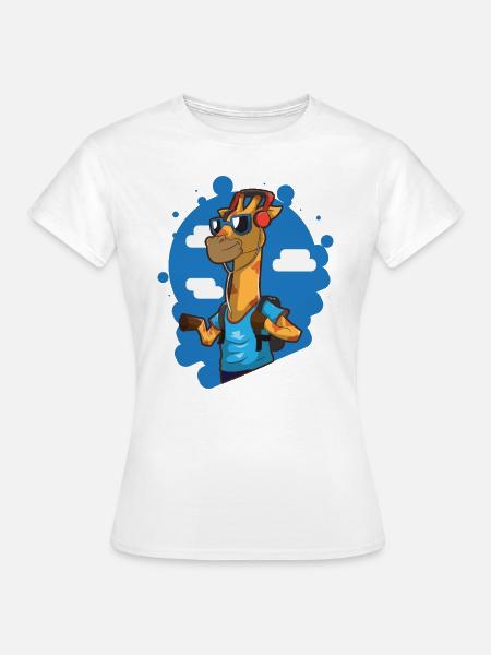Giraffe - Frauen T-Shirt - Weiß