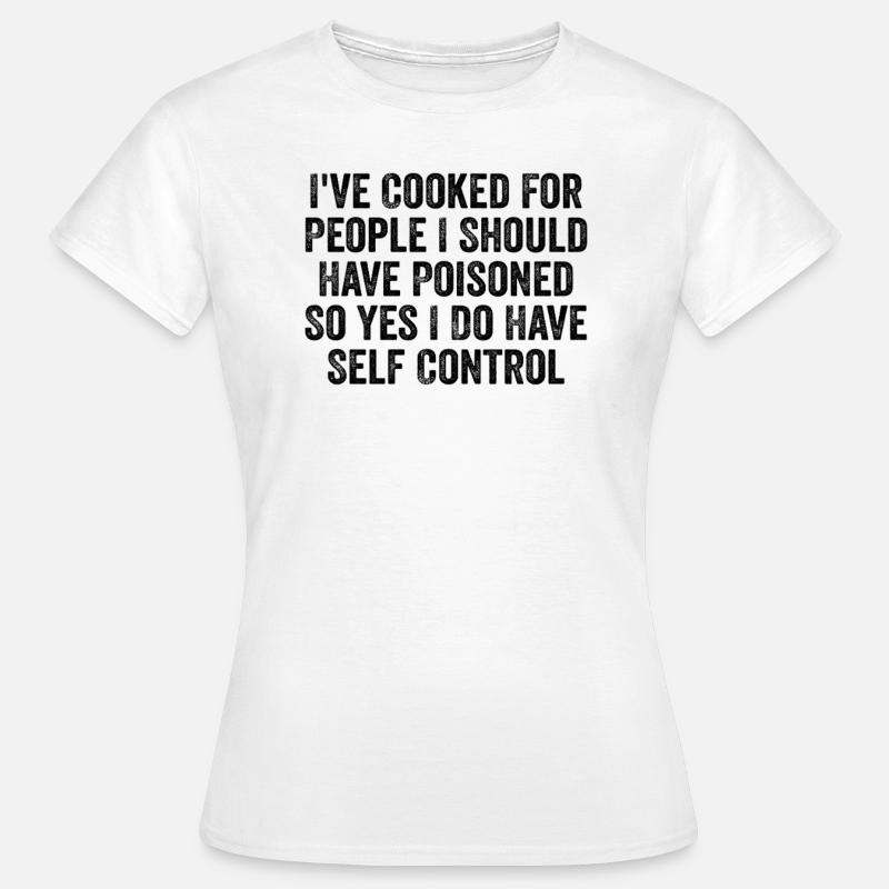 Funny - Dame-T-shirt - hvid