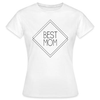 Best Mom Diamond Mom Birthday Mother's Day - Women's T-Shirt - white - Front - AI Model Female 172 dark (172cm)