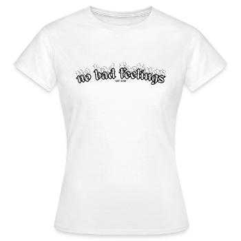 pas de mauvais sentiments - T-shirt Femme - blanc - Devant - AI Model Female 172 dark (172cm)
