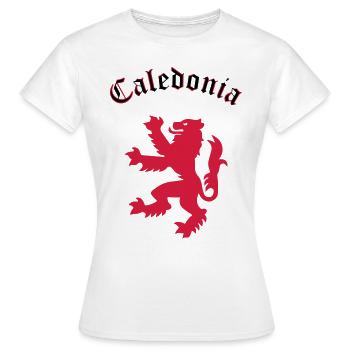 Caledonia - Frauen T-Shirt - Weiß - Vorne - AI Model Female 172 dark (172cm)