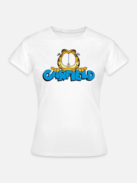 Garfield Face Logo - Women's T-Shirt - white