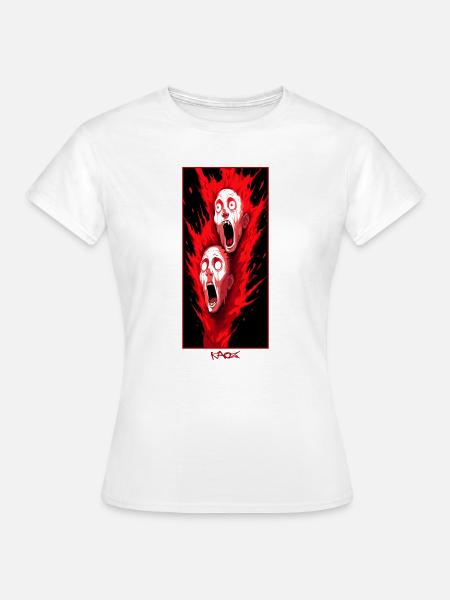 Paranoia im Gange - Frauen T-Shirt - Weiß