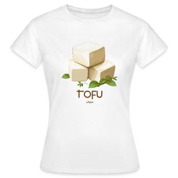 Delicious Japanese Tofu - Women's T-Shirt - white - Front - AI Model Female 172 dark (172cm)