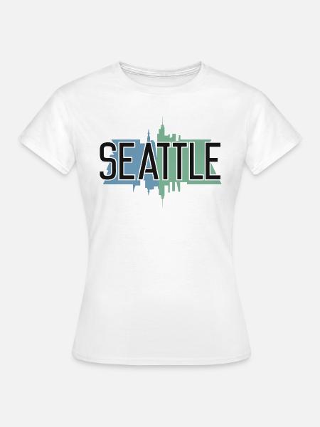 Seattle Washington - Frauen T-Shirt - Weiß