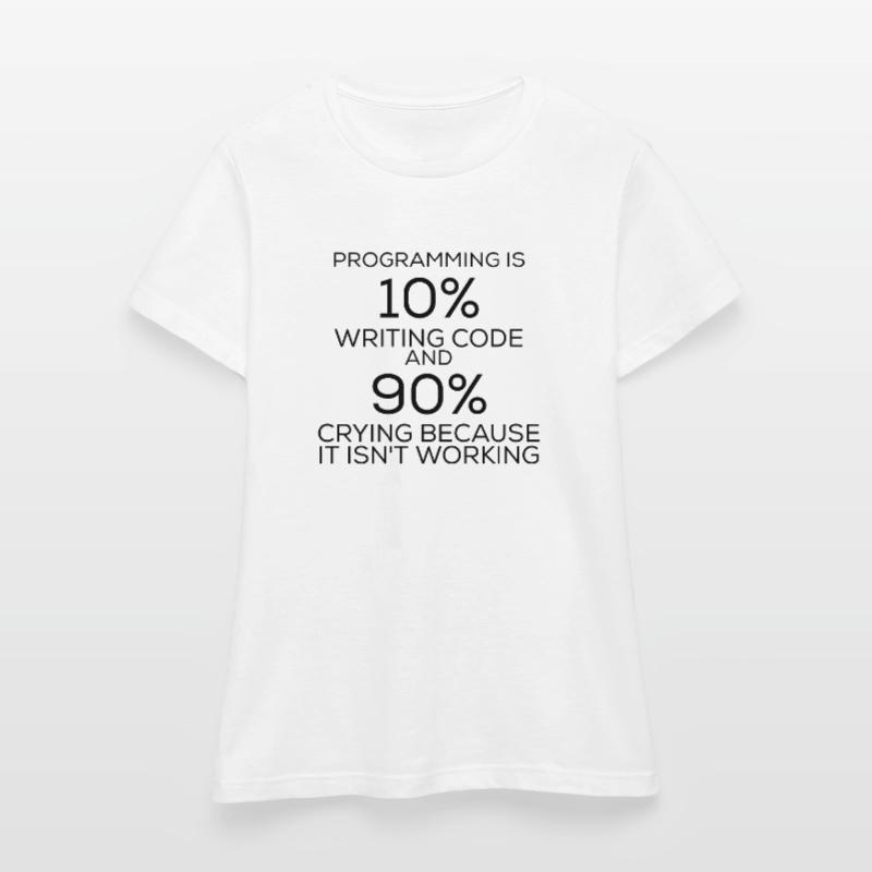 Programmation de programmation drôle d'énonciation T-shirt Femme