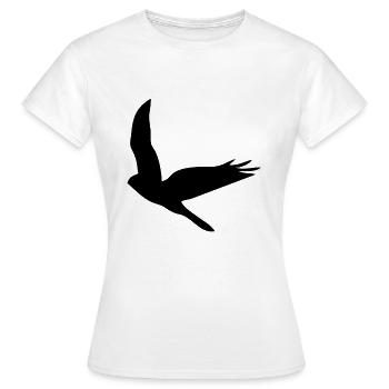 Vogel Adler Vögel Fliegen - Frauen T-Shirt - Weiß - Vorne - AI Model Female 172 dark (172cm)