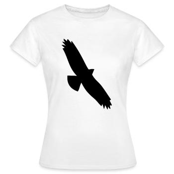 Oiseau Oiseau Oiseau Oiseaux - T-shirt Femme - blanc - Devant - AI Model Female 172 dark (172cm)