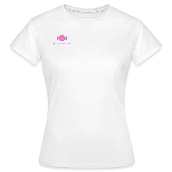 Les Gourmands Disent / Gourmandise - T-shirt Femme - blanc - Devant - AI Model Female 172 dark (172cm)