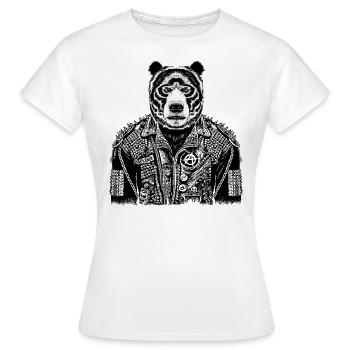 Ours de roche - T-shirt Femme - blanc - Devant - AI Model Female 172 dark (172cm)