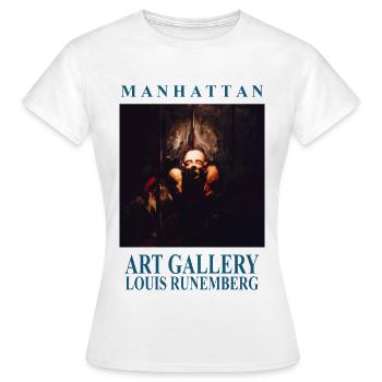 MANHATTAN ART GALLERY Louis RUNEMBERG © Adagp - T-shirt Femme - blanc - Devant - AI Model Female 172 dark (172cm)