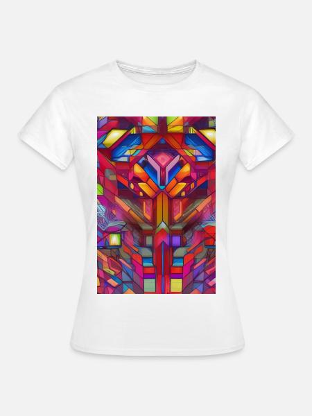 Formen und Muster - Frauen T-Shirt - Weiß
