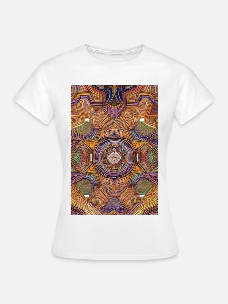 Formen und Muster - Frauen T-Shirt - Weiß