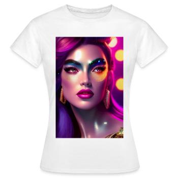 Beauté - T-shirt Femme - blanc - Devant - AI Model Female 172 dark (172cm)