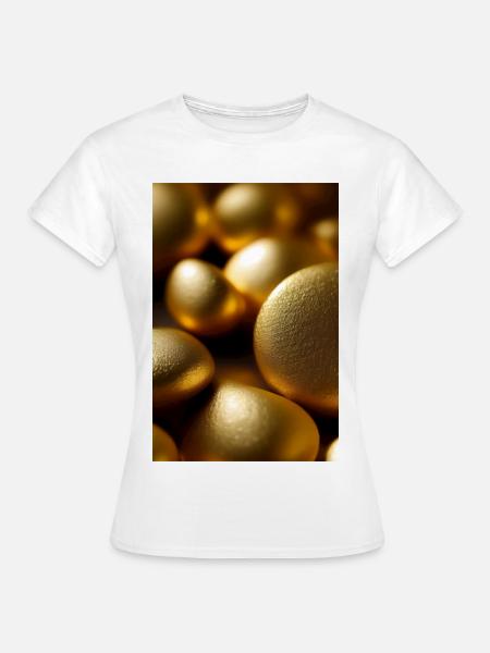 Gold Stücke - Frauen T-Shirt - Weiß