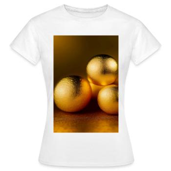 Gold Pieces - Women's T-Shirt - white - Front - AI Model Female 172 dark (172cm)