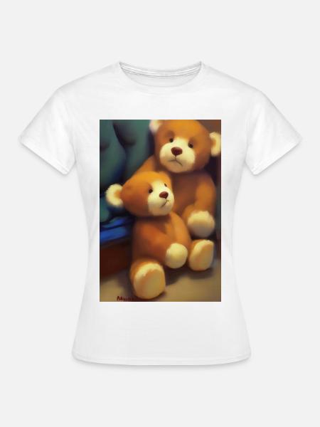 Teddybär - Frauen T-Shirt - Weiß