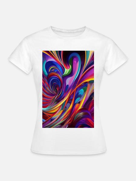 Abstrakte Kunst - Frauen T-Shirt - Weiß