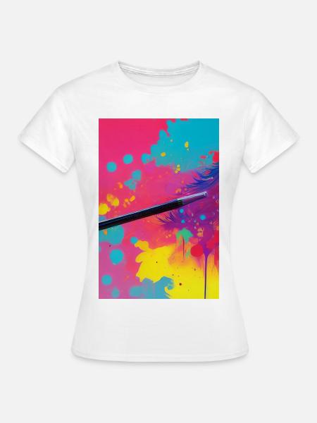 Abstrakte Kunst - Frauen T-Shirt - Weiß