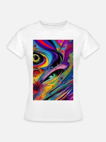Abstrakte Kunst - Frauen T-Shirt - Weiß