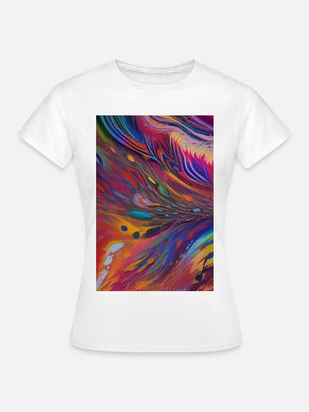 Abstrakte Kunst - Frauen T-Shirt - Weiß