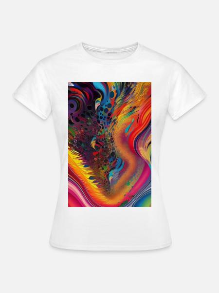 Abstrakte Kunst - Frauen T-Shirt - Weiß