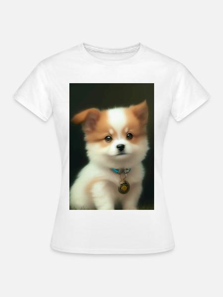 Baby Hund - Frauen T-Shirt - Weiß
