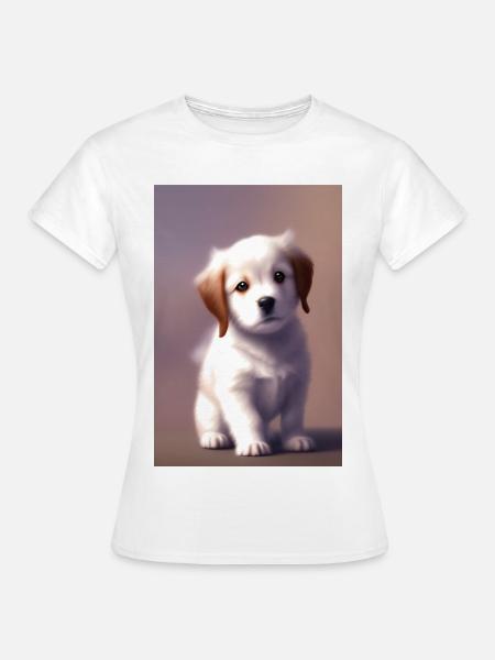 Baby Hund - Frauen T-Shirt - Weiß