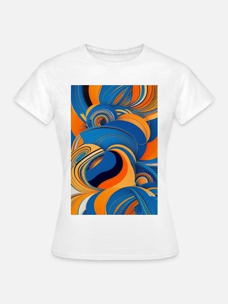 Abstrakte Kunst - Frauen T-Shirt - Weiß