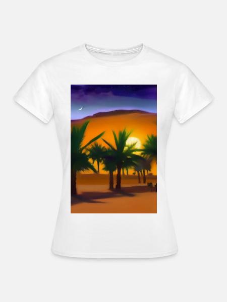 Arabische Wüste - Frauen T-Shirt - Weiß