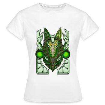 Super masque anubis cyberpunk - T-shirt Femme - blanc - Devant - AI Model Female 172 dark (172cm)
