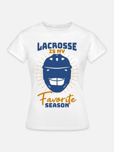 Lacrosse Saison - Frauen T-Shirt - Weiß