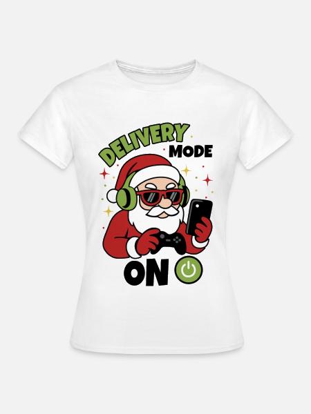 Santa Gamer - Frauen T-Shirt - Weiß