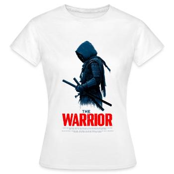 Guerrier Katana enveloppé - T-shirt Femme - blanc - Devant - AI Model Female 172 dark (172cm)